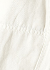 Nili Lotan - Luna cropped cotton and linen-blend twill pants - White - US 00