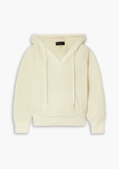 Nili Lotan - Marcello bouclé-knit wool-blend hoodie - White - L