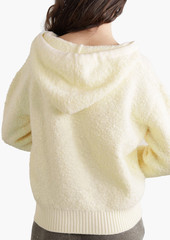 Nili Lotan - Marcello bouclé-knit wool-blend hoodie - White - L