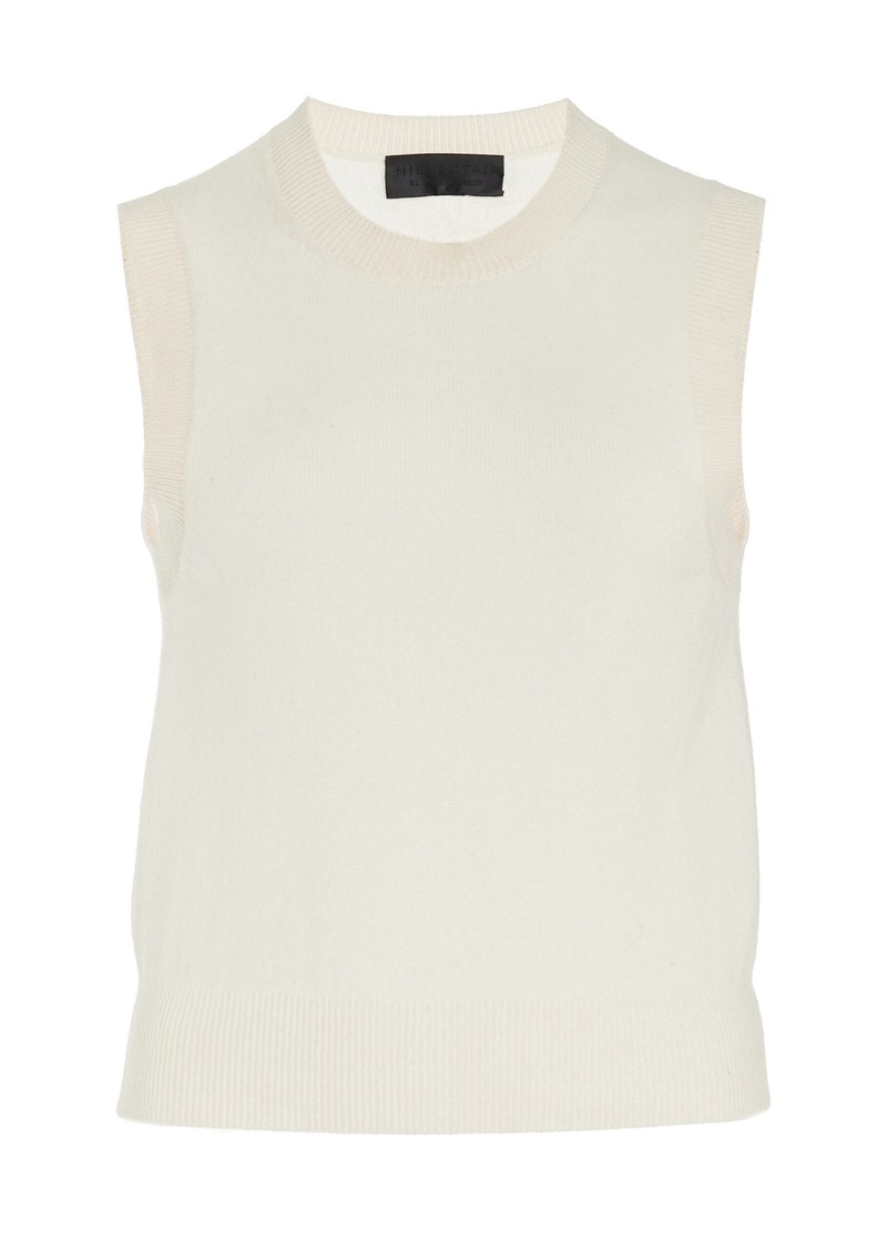 NILI LOTAN - May Cashmere Top - Ivory - L - Moda Operandi