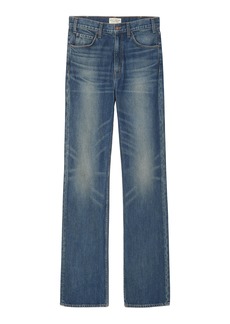 NILI LOTAN - Mitchell Rigid Mid-Rise Straight-Leg Jeans - Blue - 29 - Moda Operandi