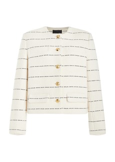 NILI LOTAN - Paige Cropped Cotton-Blend Tweed Jacket - Ivory - US 6 - Moda Operandi