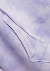Nili Lotan - Rayne tie-dyed French cotton-terry hoodie - Purple - XS