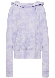 Nili Lotan - Rayne tie-dyed French cotton-terry hoodie - Purple - XS