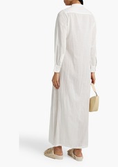 Nili Lotan - Risette crochet-trimmed cotton-voile maxi dress - White - XS