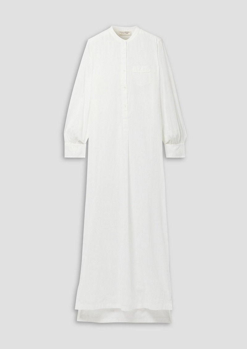 Nili Lotan - Sandra cotton-voile maxi dress - White - XS