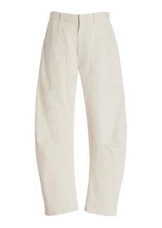 NILI LOTAN - Shon Cotton Balloon Pants - White - US 10 - Moda Operandi