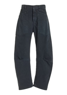 NILI LOTAN - Shon Cotton Pants - Navy - US 10 - Moda Operandi