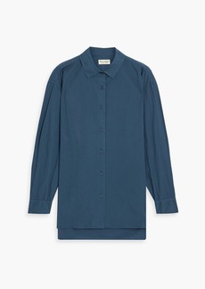 Nili Lotan - Yorke cotton-poplin shirt - Blue - XS
