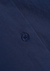 Nili Lotan - Yorke cotton-poplin shirt - Blue - L