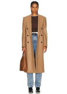 NILI LOTAN Edmont Double Breasted Long Coat