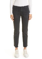 Nili Lotan Jenna Slim Crop Stretch Twill Pants