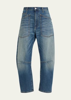 Nili Lotan Shon Cropped Jeans