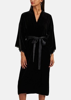 Nili Lotan Women's Rey Velvet Kimono Dress 