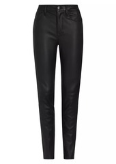 Nili Lotan Nils Mid-Rise Leather Pants