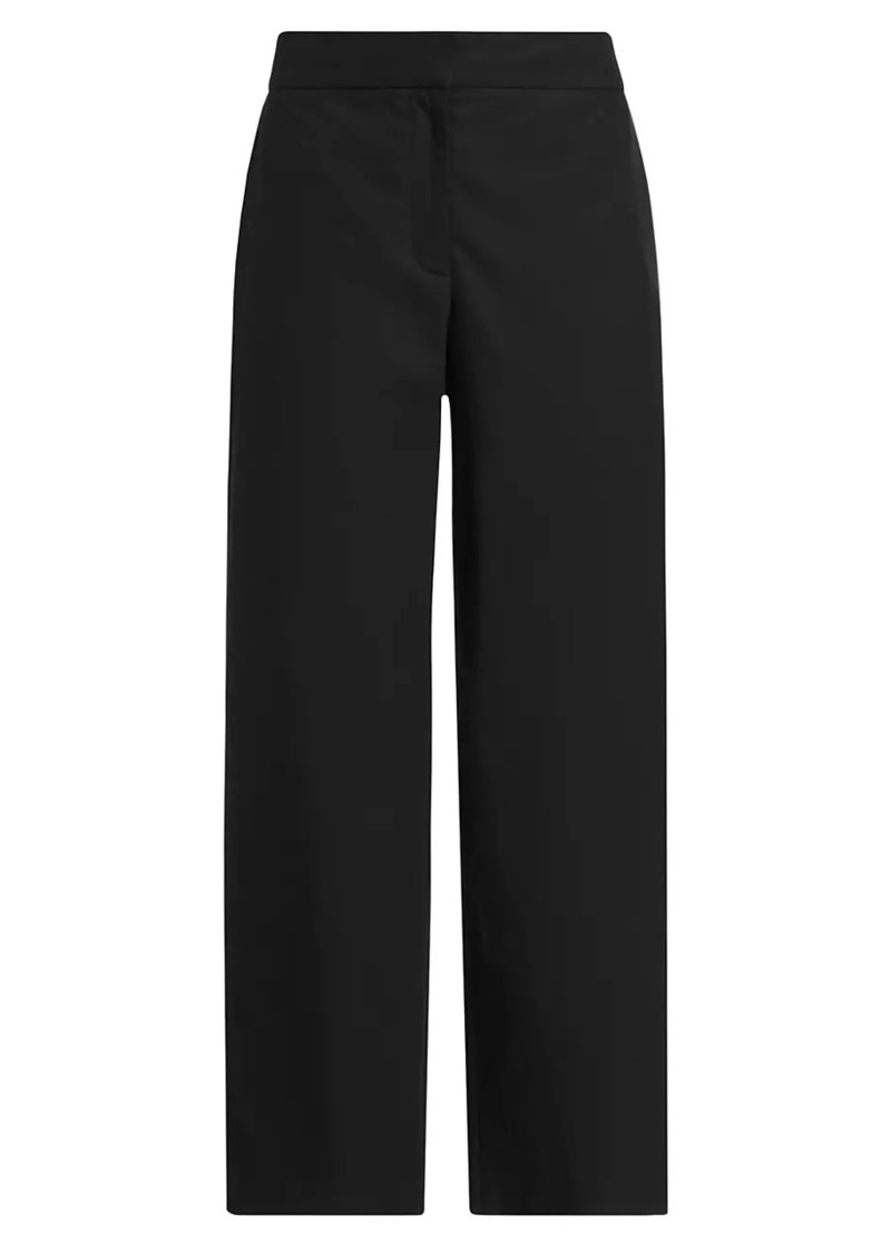 Nili Lotan Nohan Crop Straight-Leg Pants