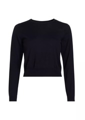 Nili Lotan Oriana Wool Crewneck Sweater