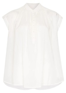 Nili Lotan oversized flared blouse
