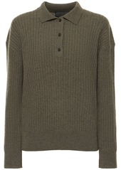 Nili Lotan Ramona Polo Wool Sweater