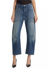 Nili Lotan Shon Curved Ankle-Crop Jeans