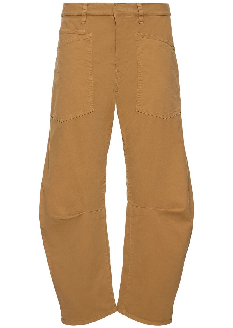 Nili Lotan Shon Stretch Cotton Carpenter Pants