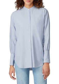 Nili Lotan Stripe Cotton Button Down Shirt