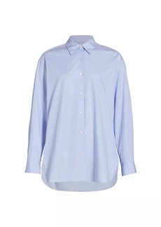 Nili Lotan Yorke Cotton Poplin Shirt