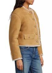 Nili Lotan Zanie Short Shearling Coat