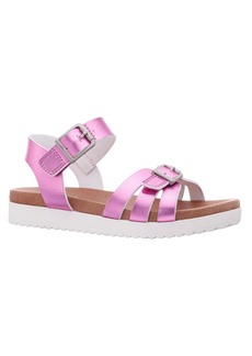 Nina Little Girls Comfort Sandals - Dark Pink