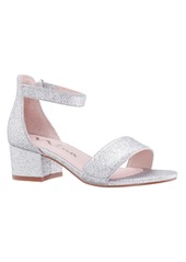 Nina Little Girls Rejina Ankle Fastening Strap Sandals - Light Pink Glitter