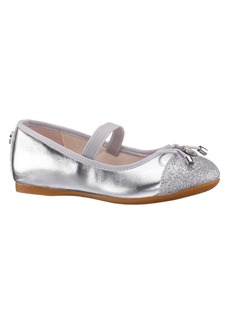Nina Toddler and Little Girls Casual Ballet Flats - Silver
