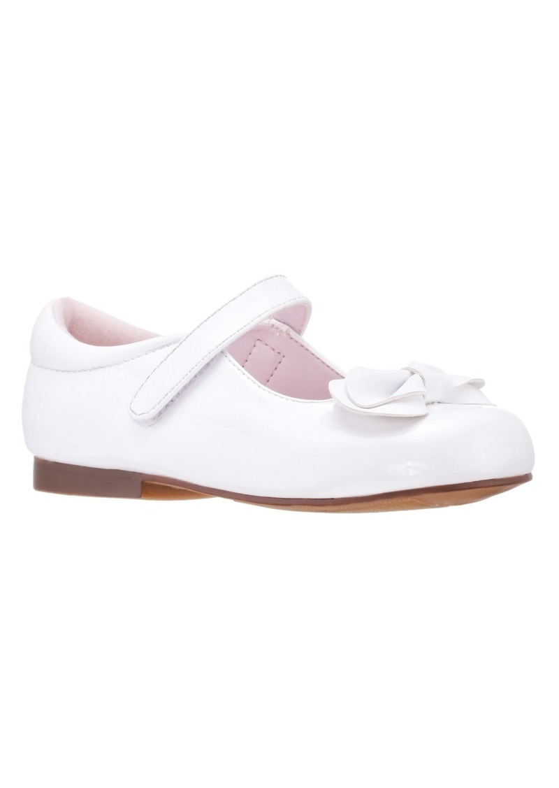 Nina Toddler Girls Krista Patent Mary Jane Dress Shoes - White Patent