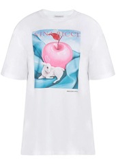 Nina Ricci apple-print cotton T-shirt