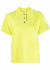 Nina Ricci button-front short-sleeved polo shirt
