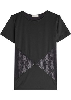 Nina Ricci Cotton T-Shirt with Lace