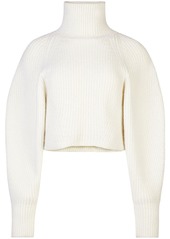 Nina Ricci high-neck ribbed-knit jumper