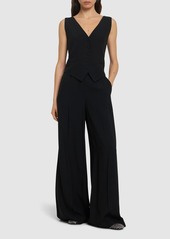 Nina Ricci High Rise Flared Cady Pants