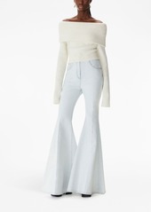 Nina Ricci high-waisted flared jeans