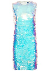 Nina Ricci Iridescent Sequined Mini Dress