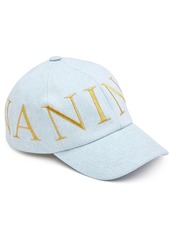 Nina Ricci logo-embroidered cotton cap