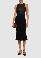 Nina Ricci Mermaid Knit Midi Skirt