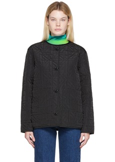 Nina Ricci Black Quilted Boxy Jacket