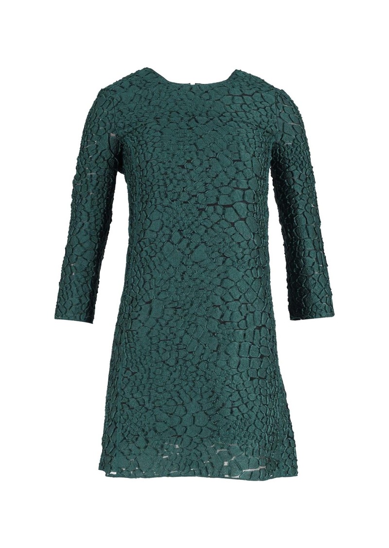 Nina Ricci Shift Dress in Green Polyester