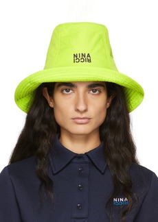 Nina Ricci SSENSE Exclusive Green Tall Bucket Hat