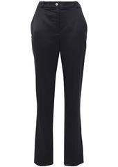 Nina Ricci Woman Satin-crepe Straight-leg Pants Black