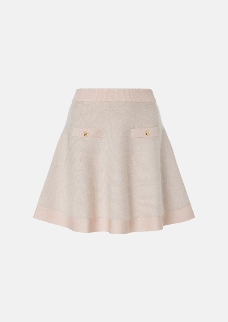 Nina Ricci Wool-blend miniskirt