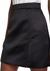 Nina Ricci Satin A-Line Miniskirt