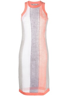 Nina Ricci stripe-print knit dress