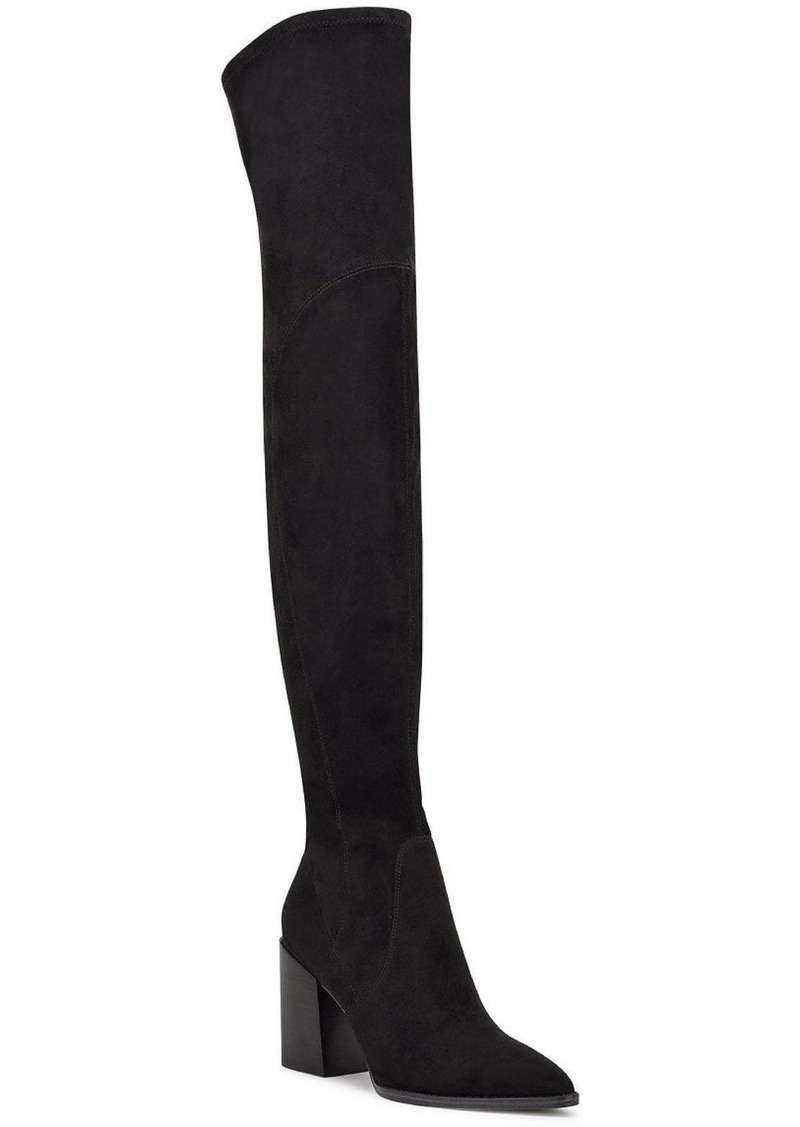 Nine West Barret 2 Womens Pointed Toe Tall Over-The-Knee Boots