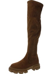 Nine West Cellie Womens Faux Suede Tall Over-The-Knee Boots